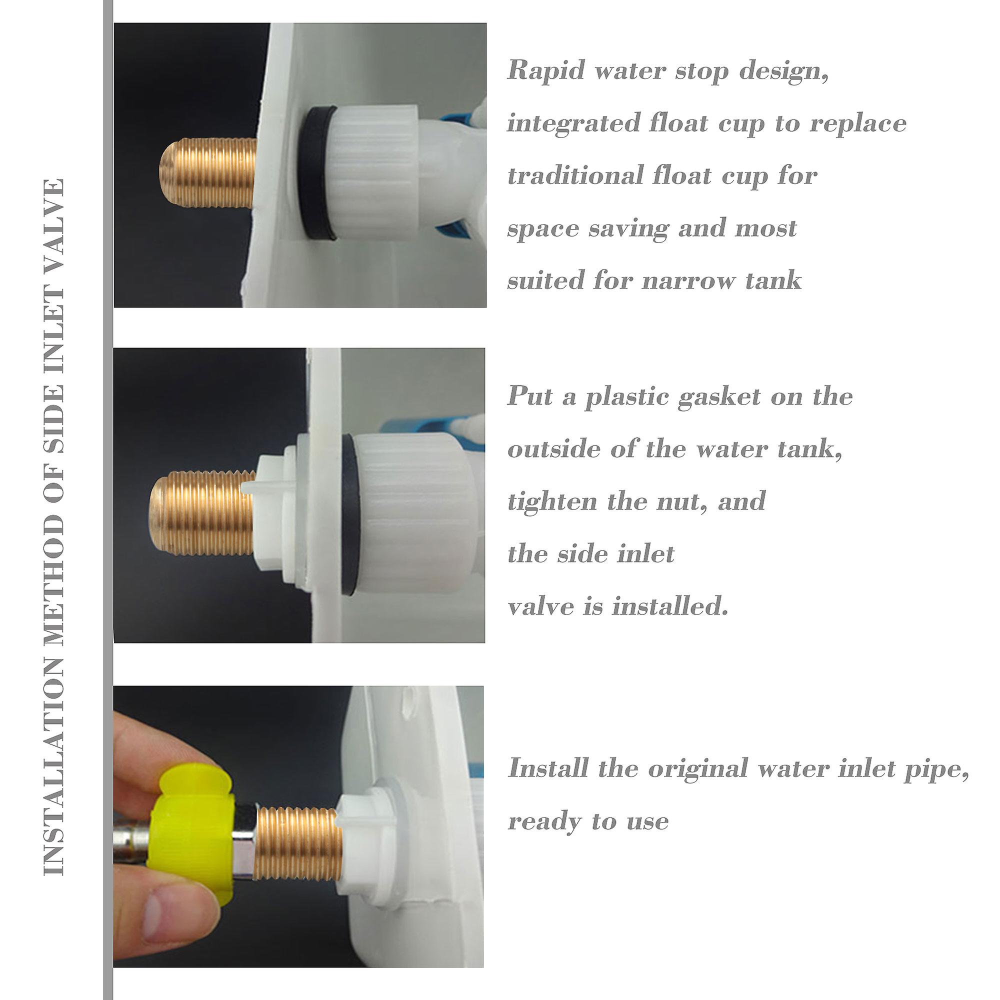 Toilet Cistern Side Entry Inlet Fill Valve