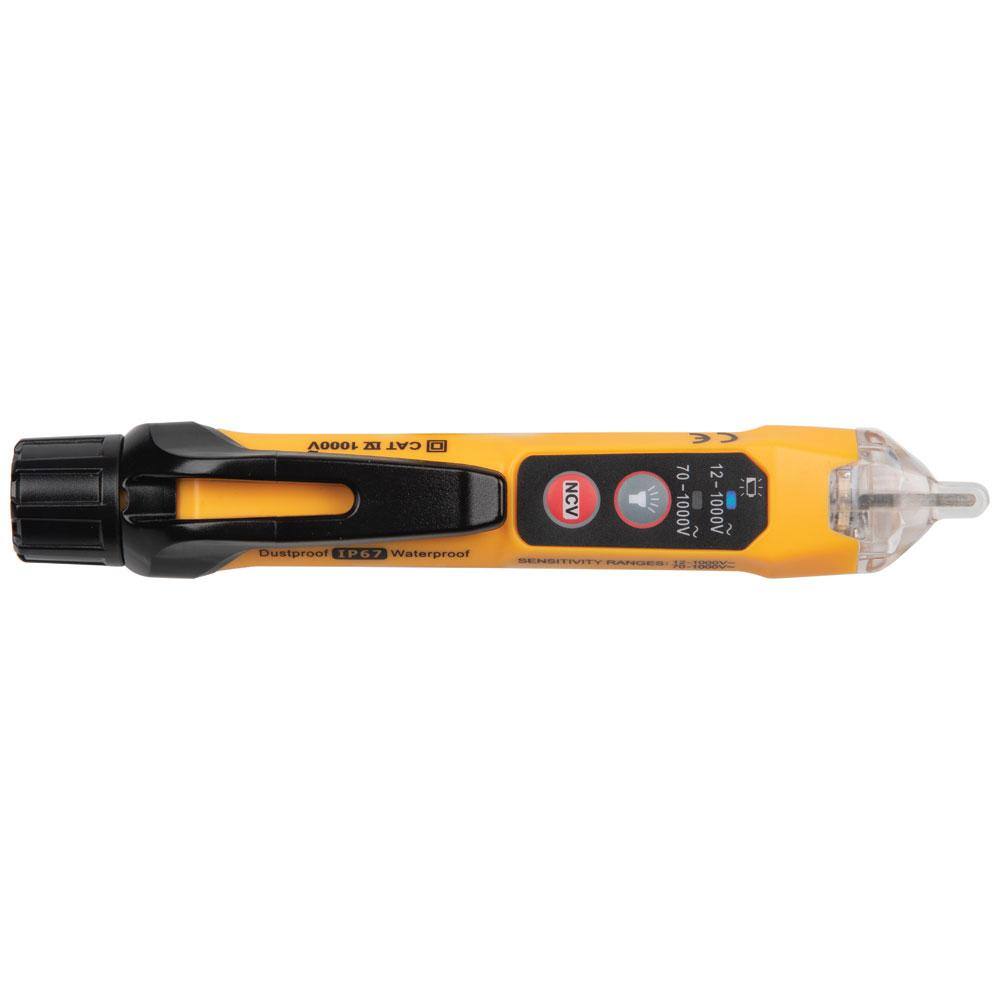 Klein Tools 12-Volt to 1000-Volt AC Dual Range Non-Contact Voltage Tester with Flashlight (2-Pack) M2O41527KIT