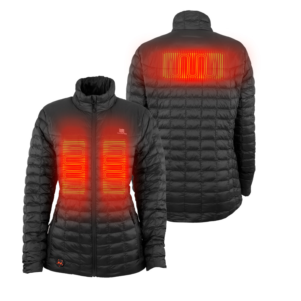 Backcountry Heated Jacket Womenand#8217;s 7.4 Volt Black XL ;