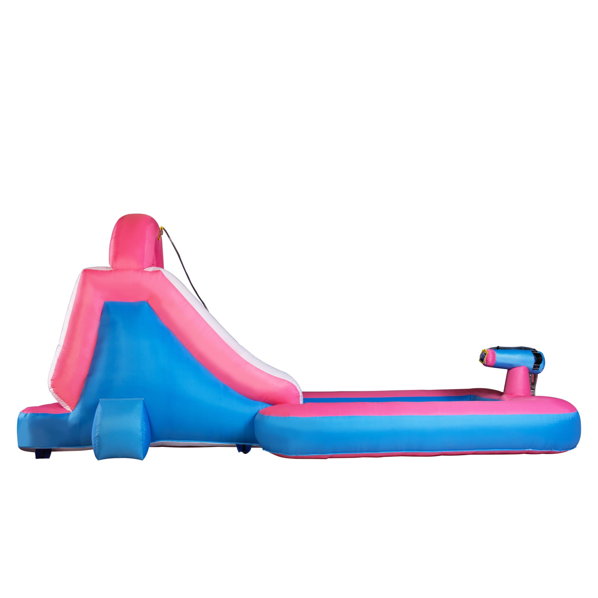 Track 7 Inflatable Water Slide Park,Kids Play Center with Slides,Splash Pool,Water Cannon