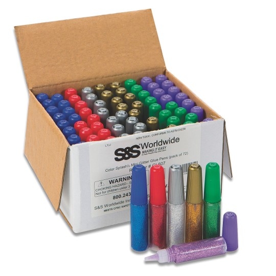 Color Splash! Mini Glitter Glue Pens