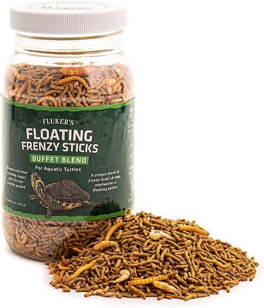 Fluker's Floating Frenzy Sticks Buffet Blend Aquatic Turtle Food