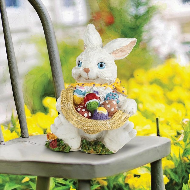 Design Toscano Mortimer The Bunny And His Easter Eggs Rabbit Statue