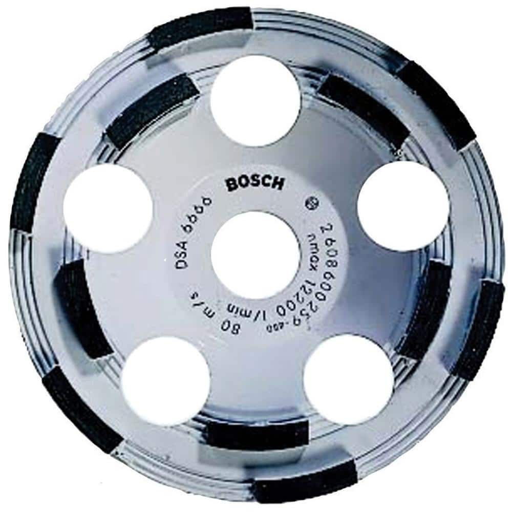 Bosch 5 in. Diamond Cup Grinding Cut-Off Wheel for Cutting Concrete DC510