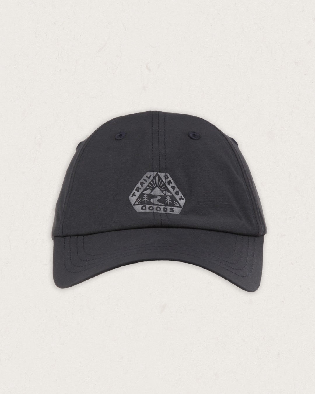 Active Organic 6 Panel Cap - Black