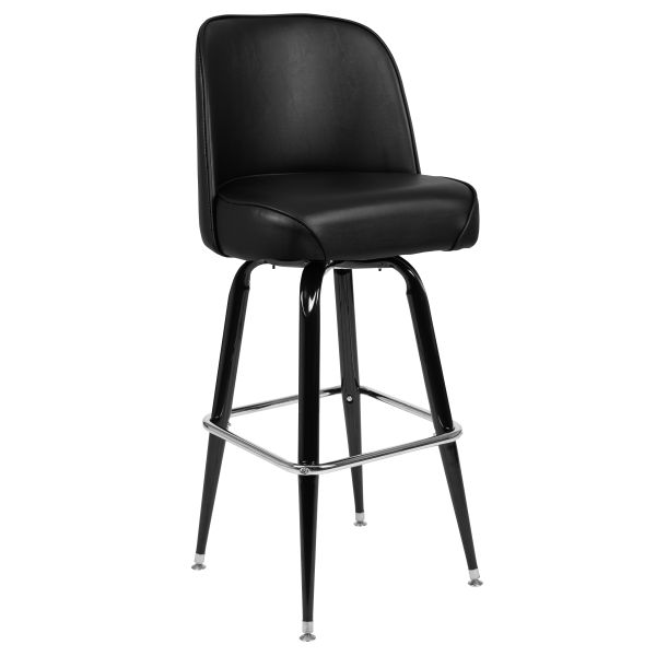 Flash Furniture Barstool with Swivel Bucket Seat