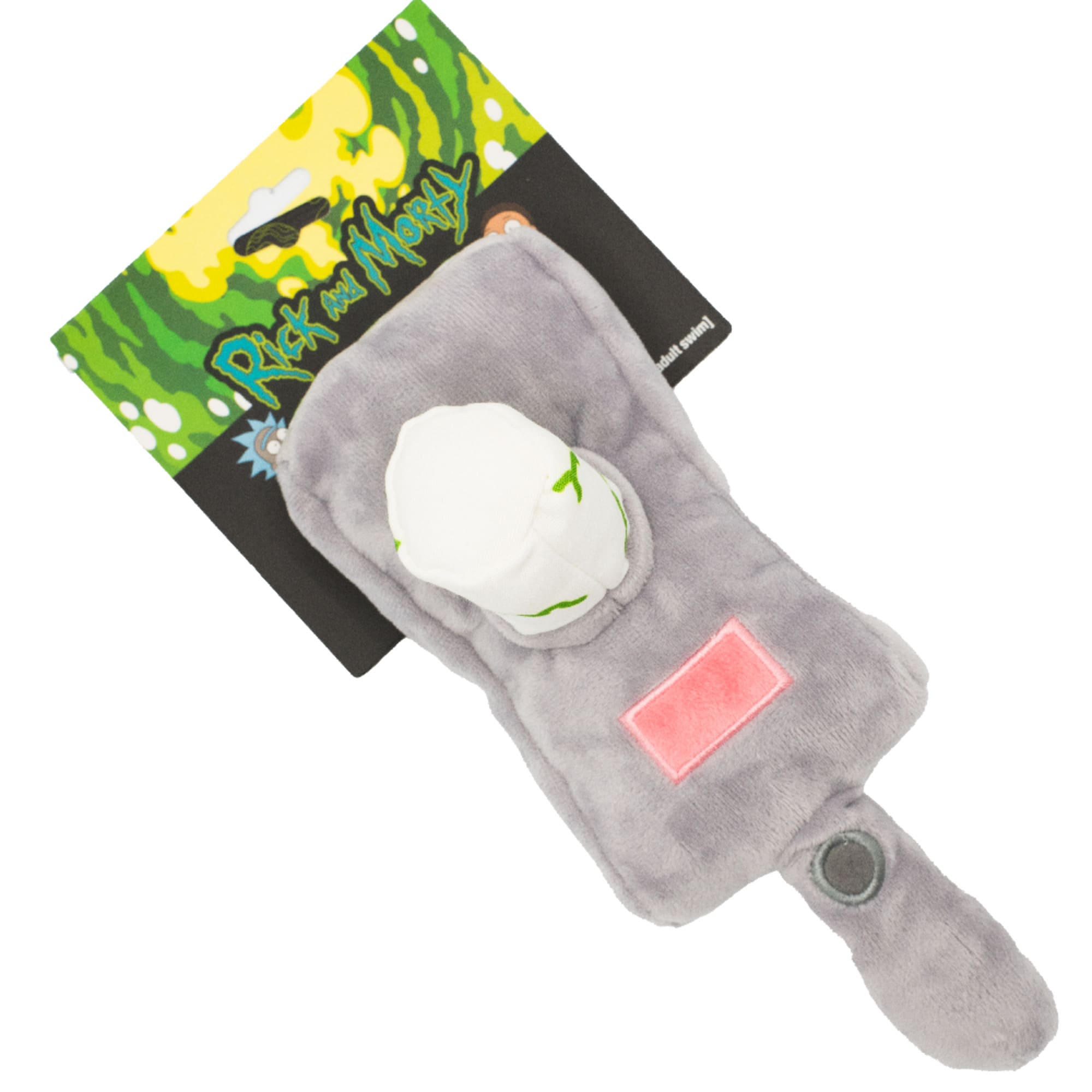 Buckle-Down Comedy Rick and Morty Portal Gun Plush Squeaker Dog Toy， Large