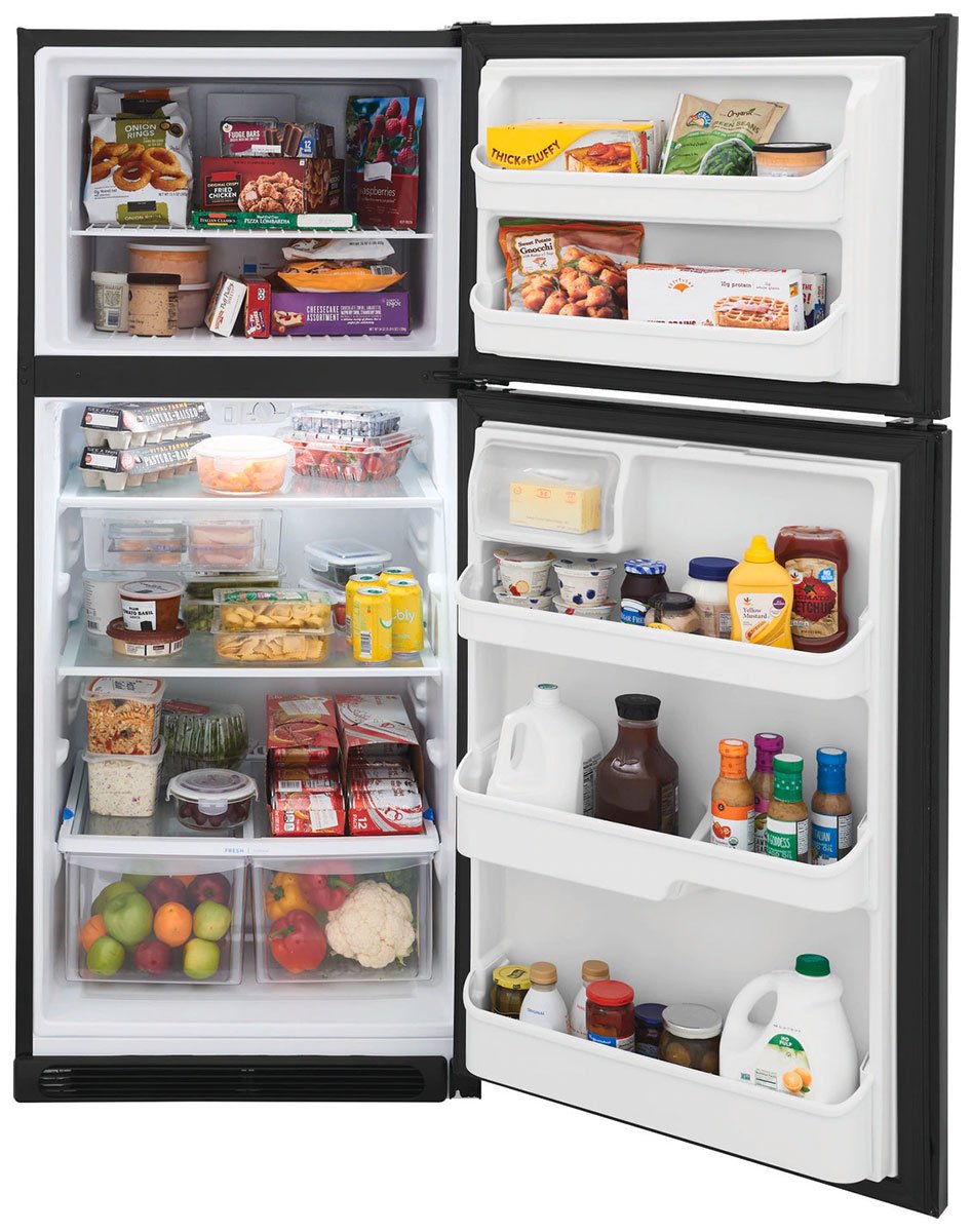 Frigidaire 20.5 Cu. Ft. Black Top Freezer Refrigerator