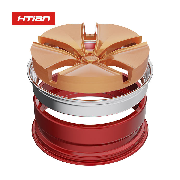 Htian wheels manufacturers Monoblock 2 Piece 3 Piece  Wheel Rims  and other wheels tires and accessories