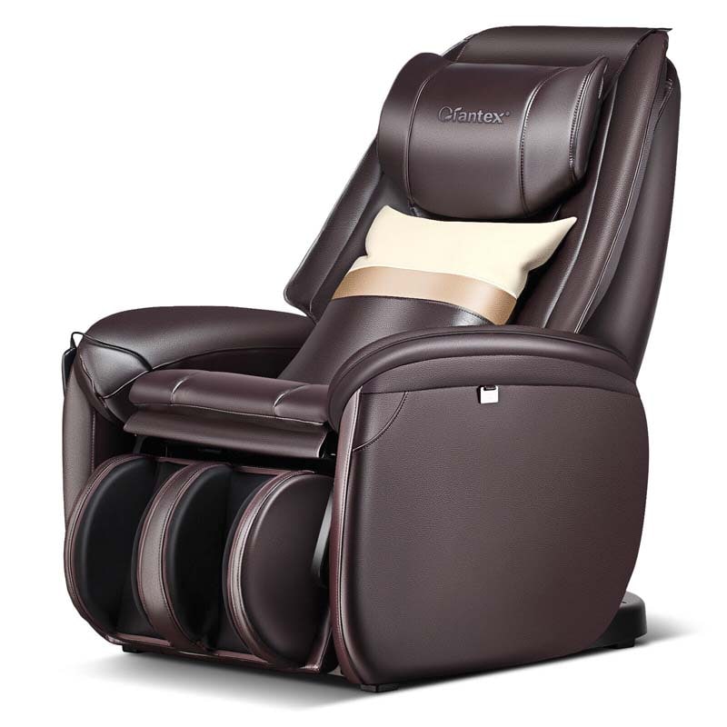 SL Track Full Body Massage Chair Zero Gravity Electric Massage Recliner with Heat, Pillow & Reversible Footrest