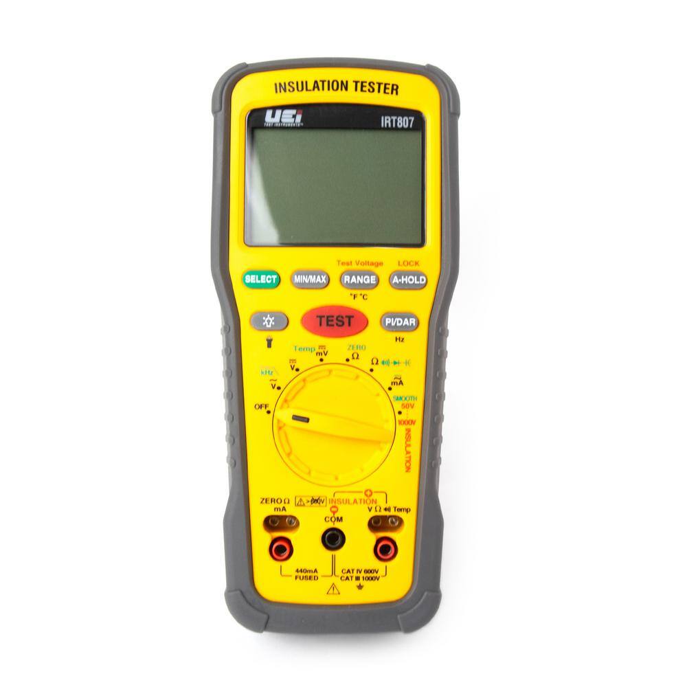 UEi Test Instruments Advanced Insulation Resistance Tester IRT807