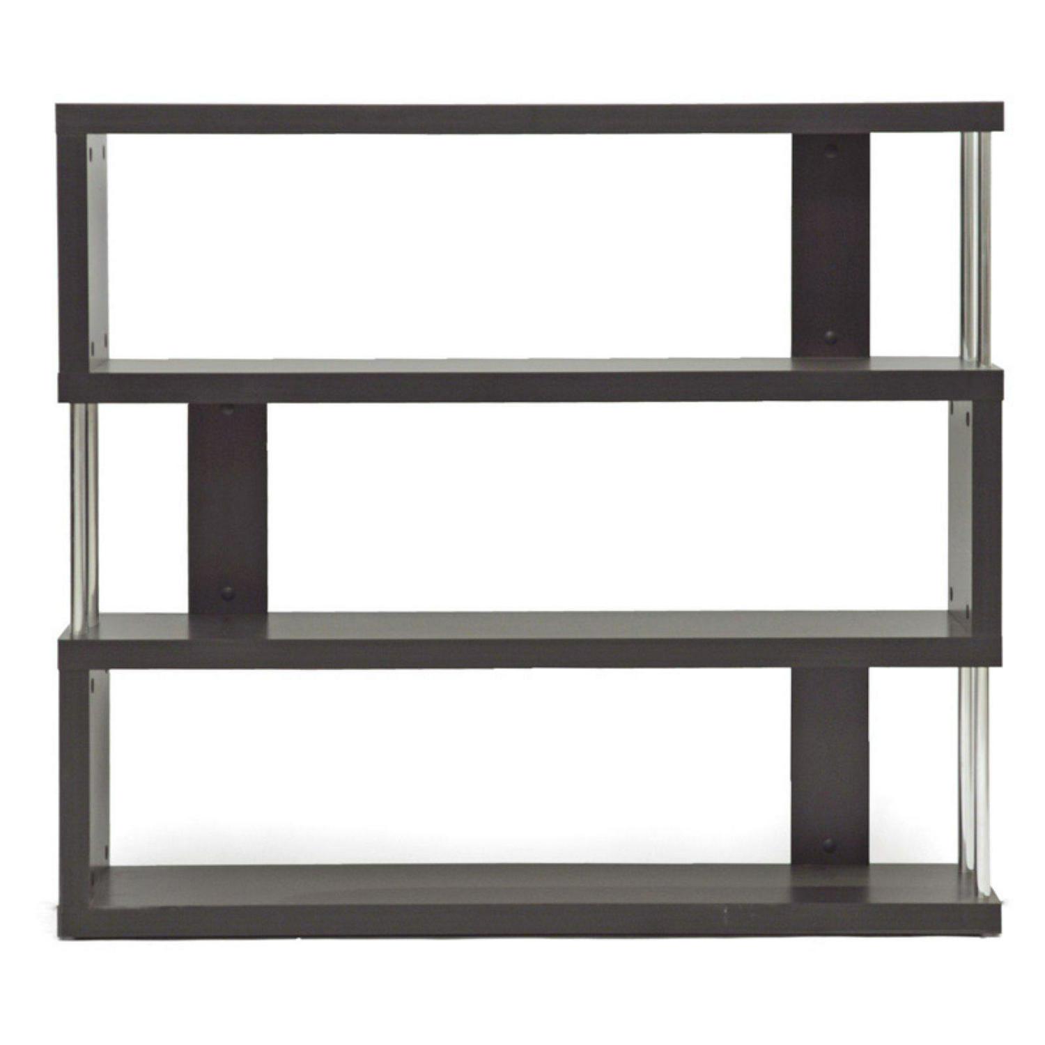 Baxton Studio Barnes 3 Shelf Bookcase