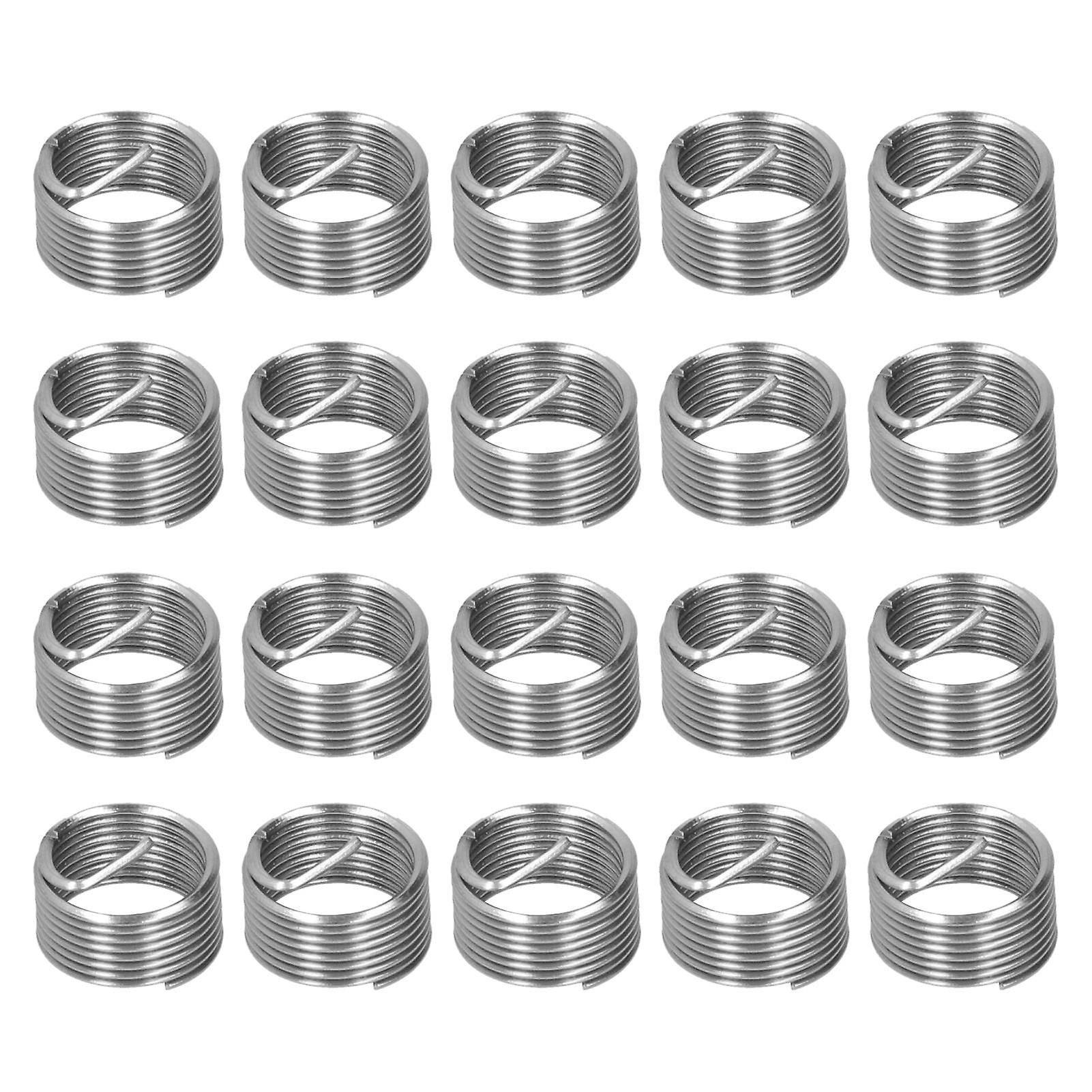 20pcs Thread Repair M14 X 1.25 Spiral Circle Insert Reducer Nut Threaded Expand Socket Set1d