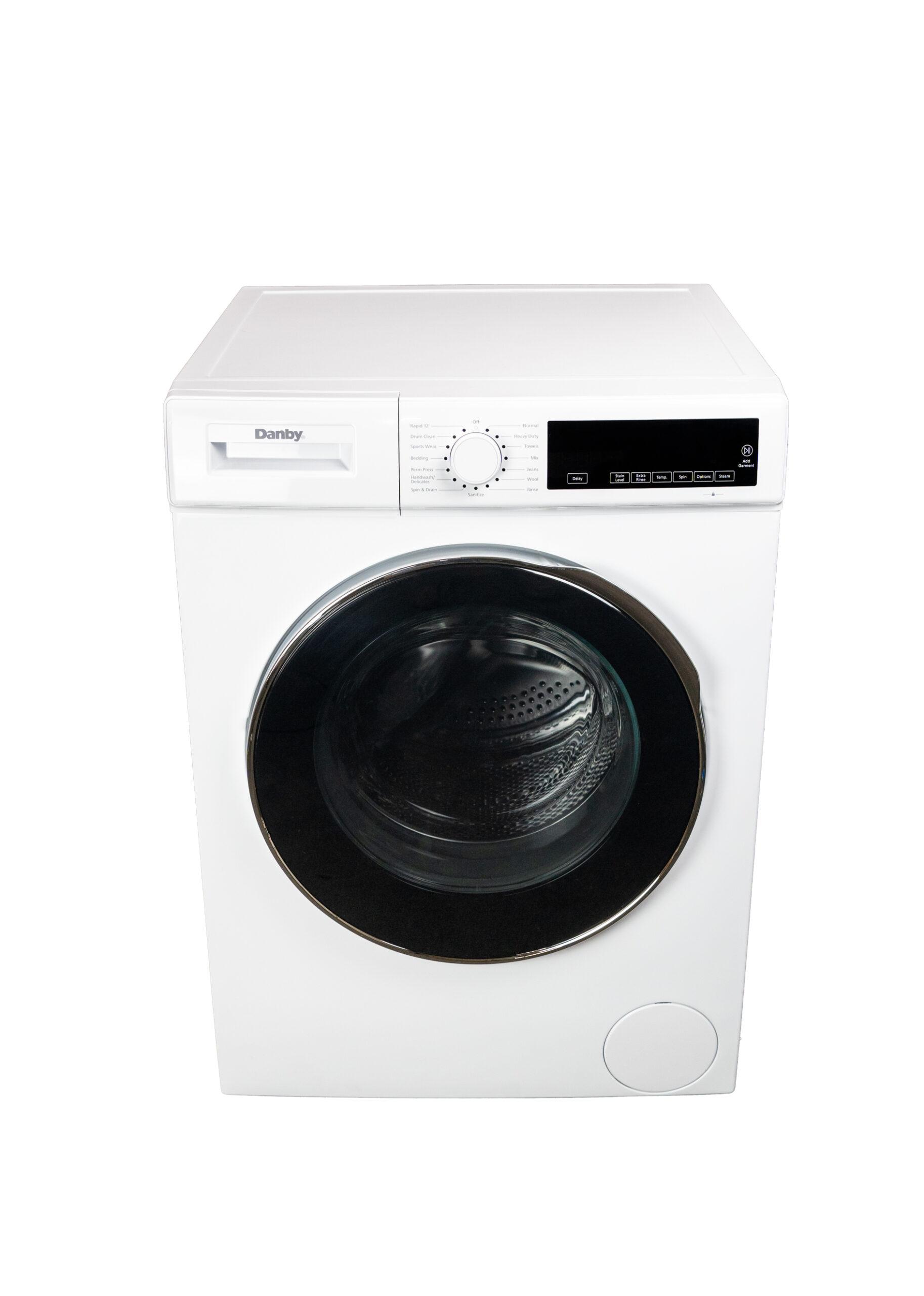 Danby DWM022D3WDB Danby 24-Inch, 2.2 Cu Ft. Stackable Front Load Washer With Steam In White