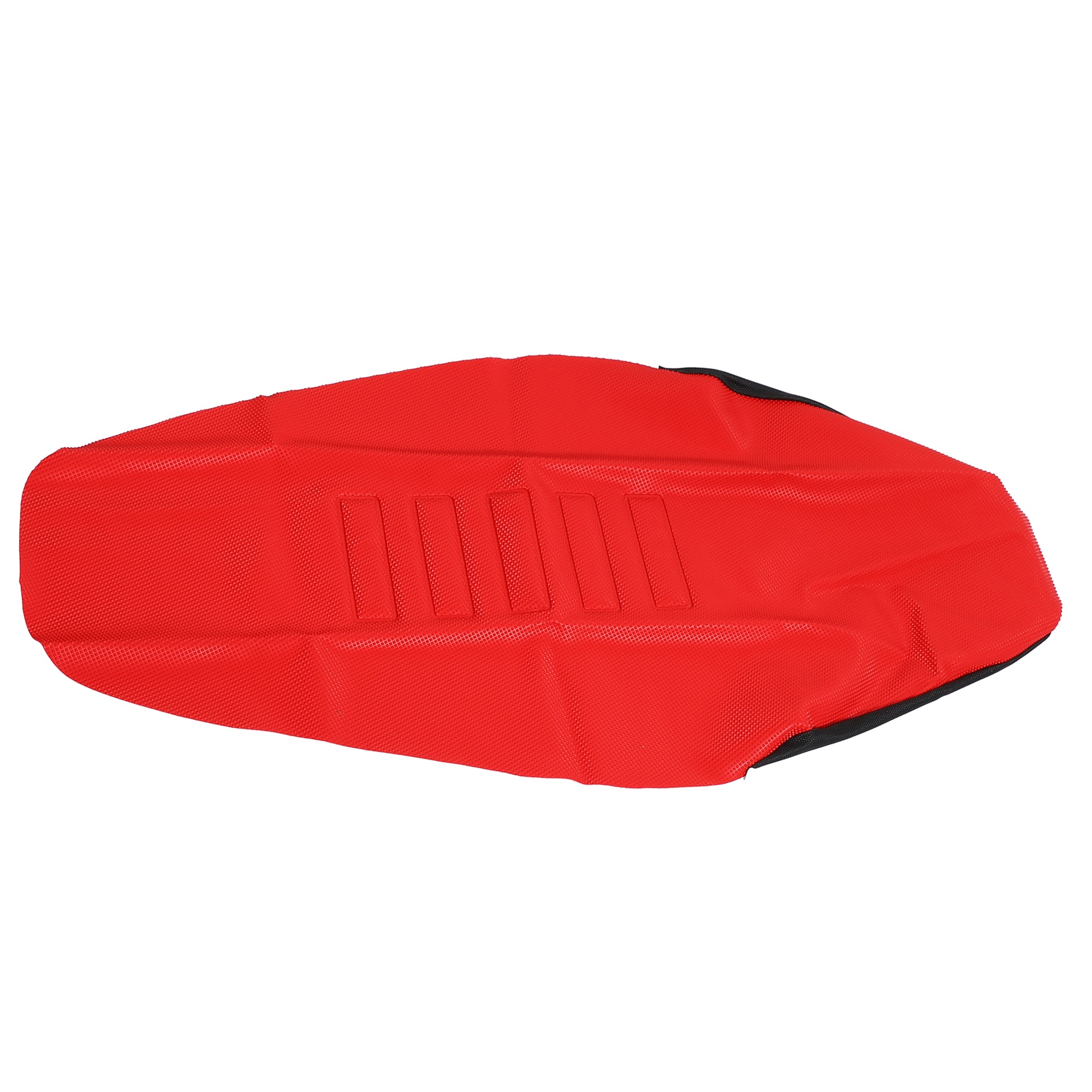 Unique Bargains Universal Motorbike Dirt Bike Faux Leather Soft Seat Cover Anti Slip Seat Cushion Red Black