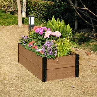 EverBloom 45 in. W x 24 in. D x 14 in. H Premium Deckside Garden Bed R144524