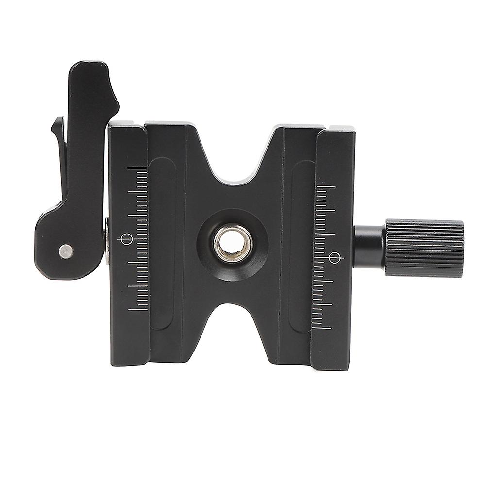 50mm Adjustable Aluminium Alloy Quick Release Plate Clamp Ballhead Dual Lock Clip