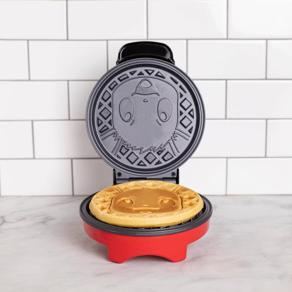 Uncanny Brands Pokemon 900 W 'Eevee' Black American Round Waffle Maker WM1-POK-EEV