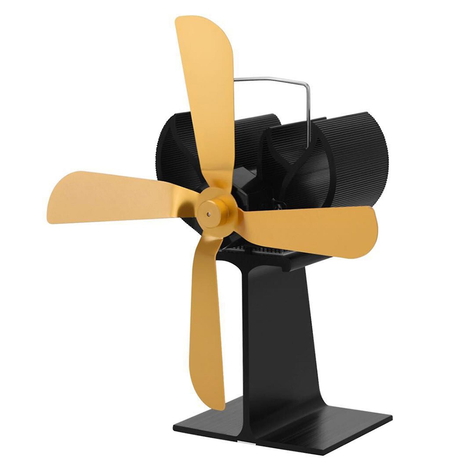 4 Blades Home Fireplace Fan Efficient Heat Distribution Fans