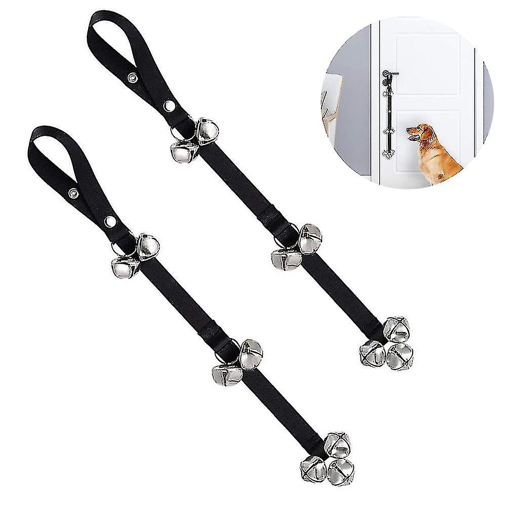 2 Pack Dog Doorbell Training Adjustable Premium Quality Door Bell