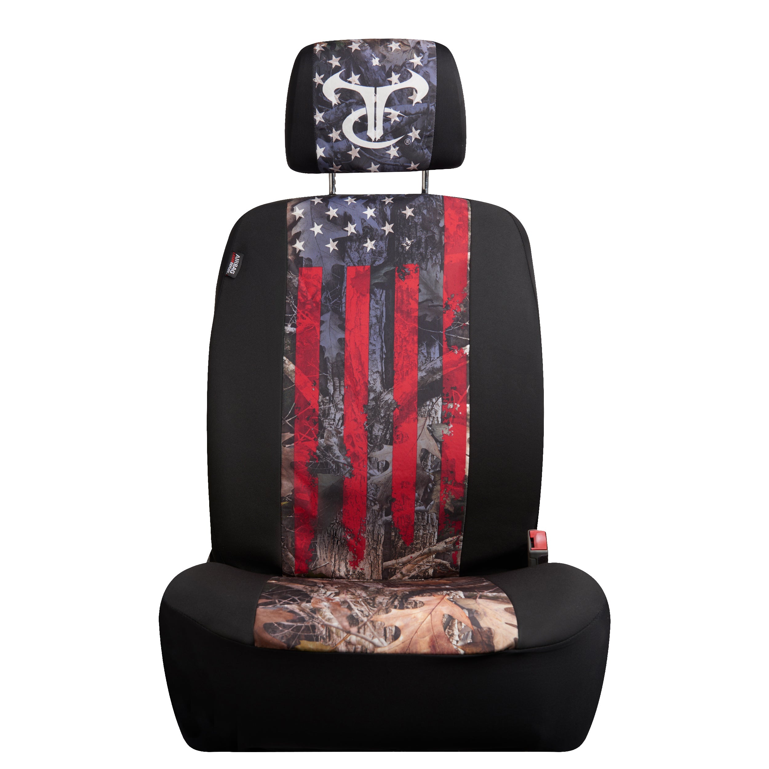 True Timber 2-Piece Low Back Kanati Freedom Seat Covers， 45001WDC