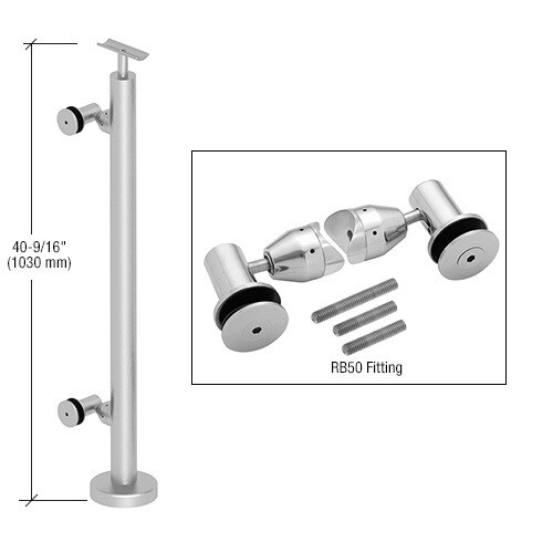 CRL P7EK50BS Brushed Stainless P7 Series Railing E...