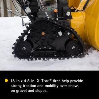 Cub Cadet 3X 30 in. 420 cc Track Drive Three-Stage Snow Blower with Electric Start Gas Steel Chute Power Steering Heated Grips 3X 30 TRAC wLED Light Bar