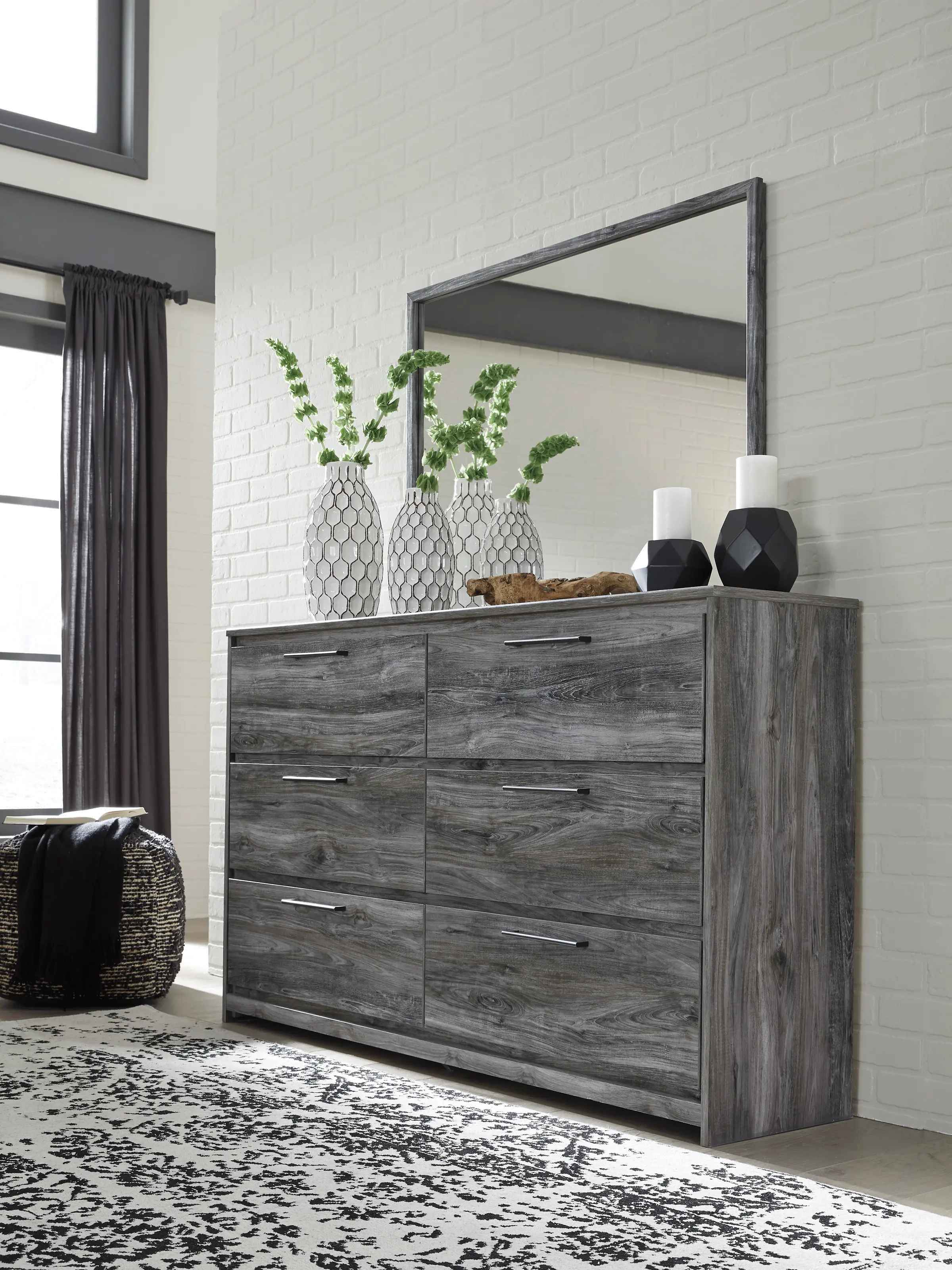 Twila Rustic Smoke Gray Dresser