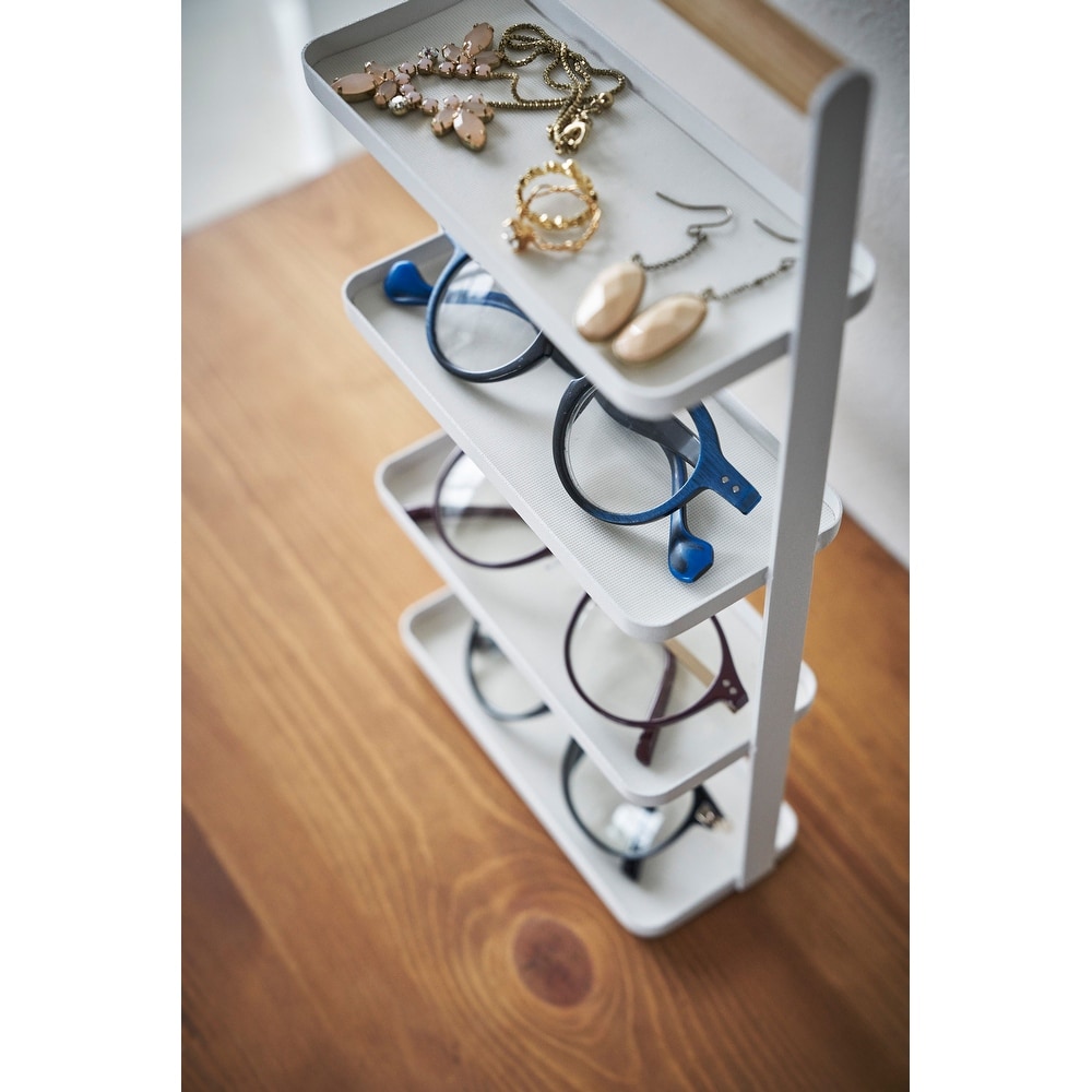 Yamazaki Home Jewelry and Accessory Trays  Steel and Wood