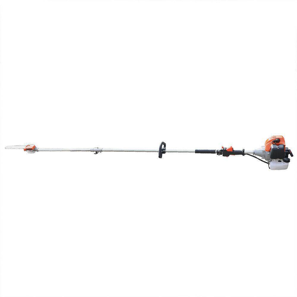 YIYIBYUS 59 in. 52cc 2-Stroke Gasoline Engine Tree Pole Saw Pruner Cordless Gas Chainsaw BI-MLLCR-1507+08