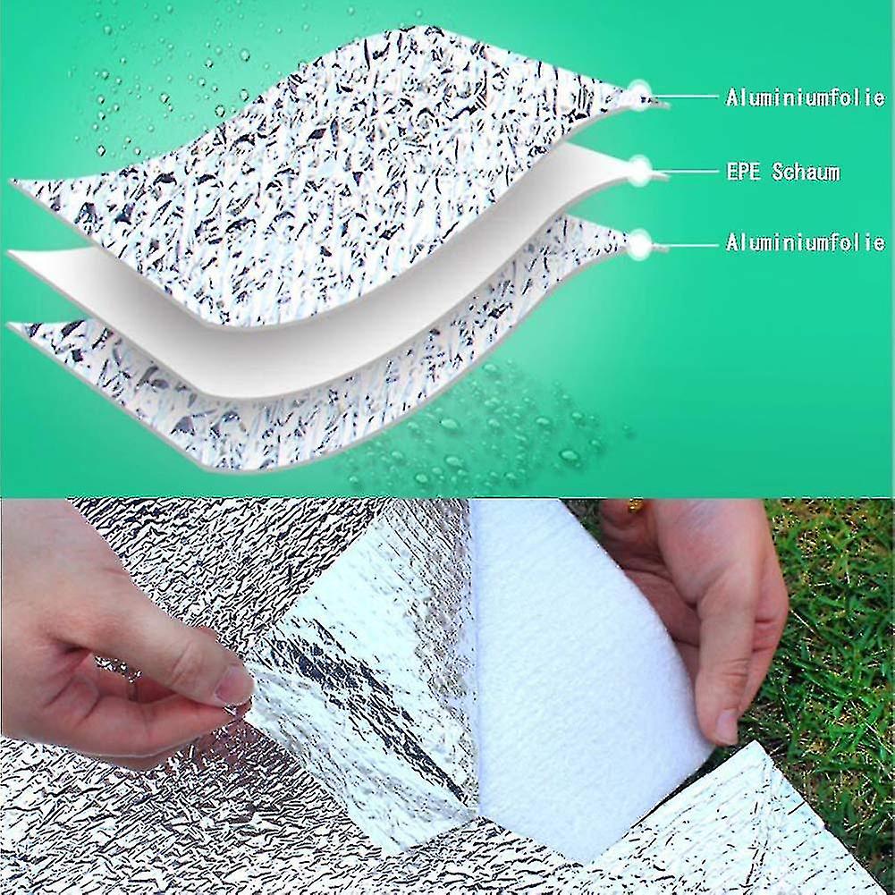 Aluminium Insulating Mat Foam Mat Sleeping Mat For Camping Insulation Mat Foldable Tent Mat Floor Pad Thermal