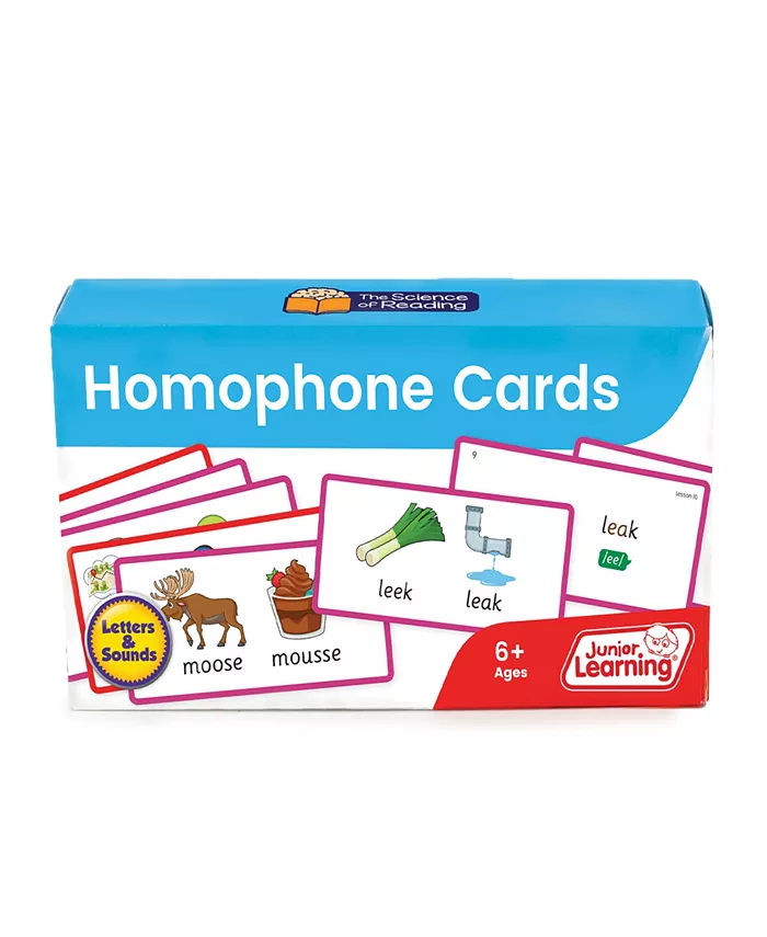 Junior Learning Homophone Flashcards