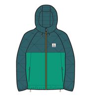 Singletrack Recycled Thermore® Insulated Jacket - Corsair Blue/ Jungle Green