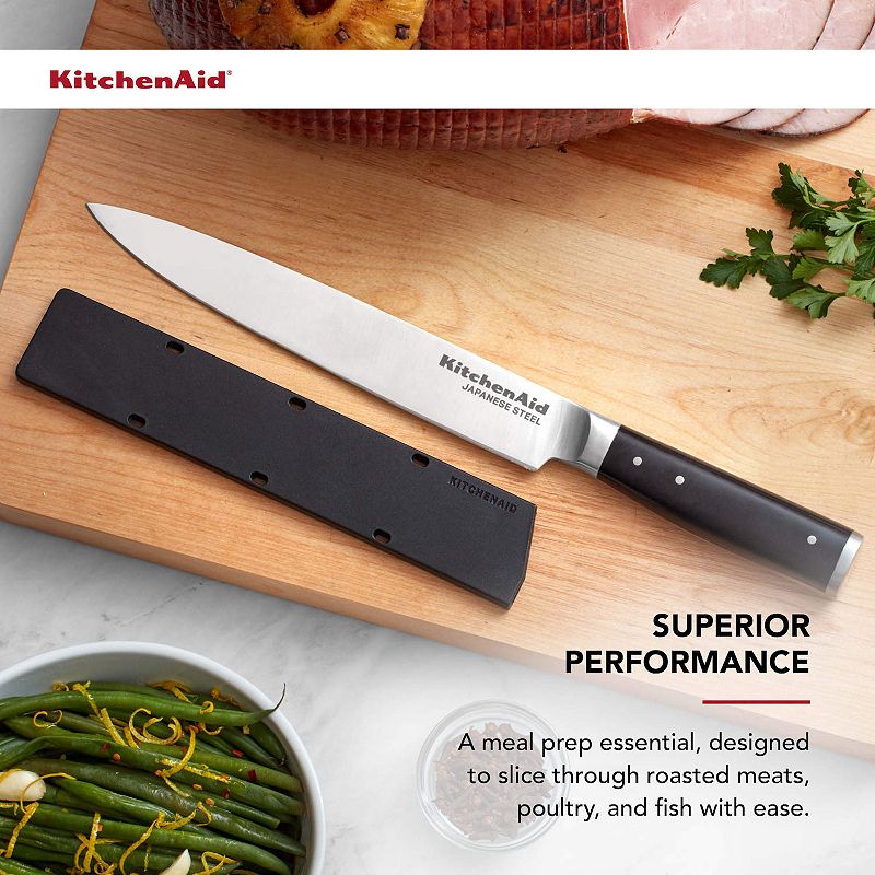 KitchenAid KO8IGSSOHOBA Gourmet 8-in. Forged Slicing Knife with Sheath