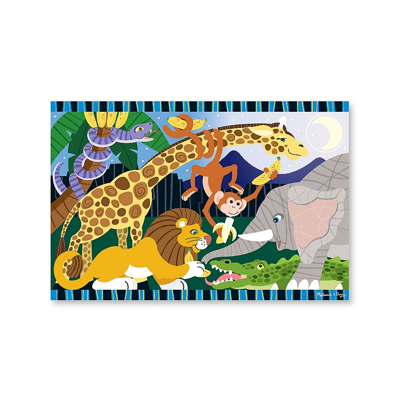 Melissa and Doug 24-pc. Safari Social Floor Puzzle