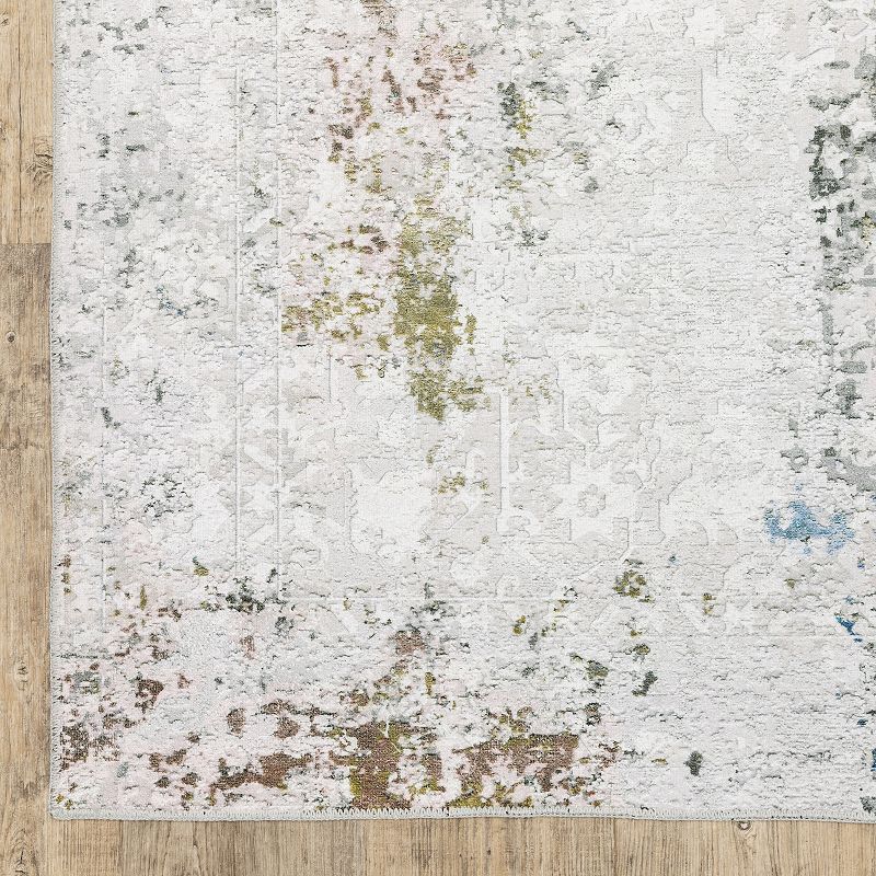 StyleHaven Marissa Washable Faded Ornate Area Rug