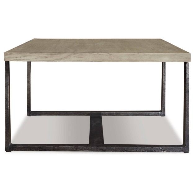 Dalenville Coffee Table Metallic Black gray brown beige Signature Design By Ashley