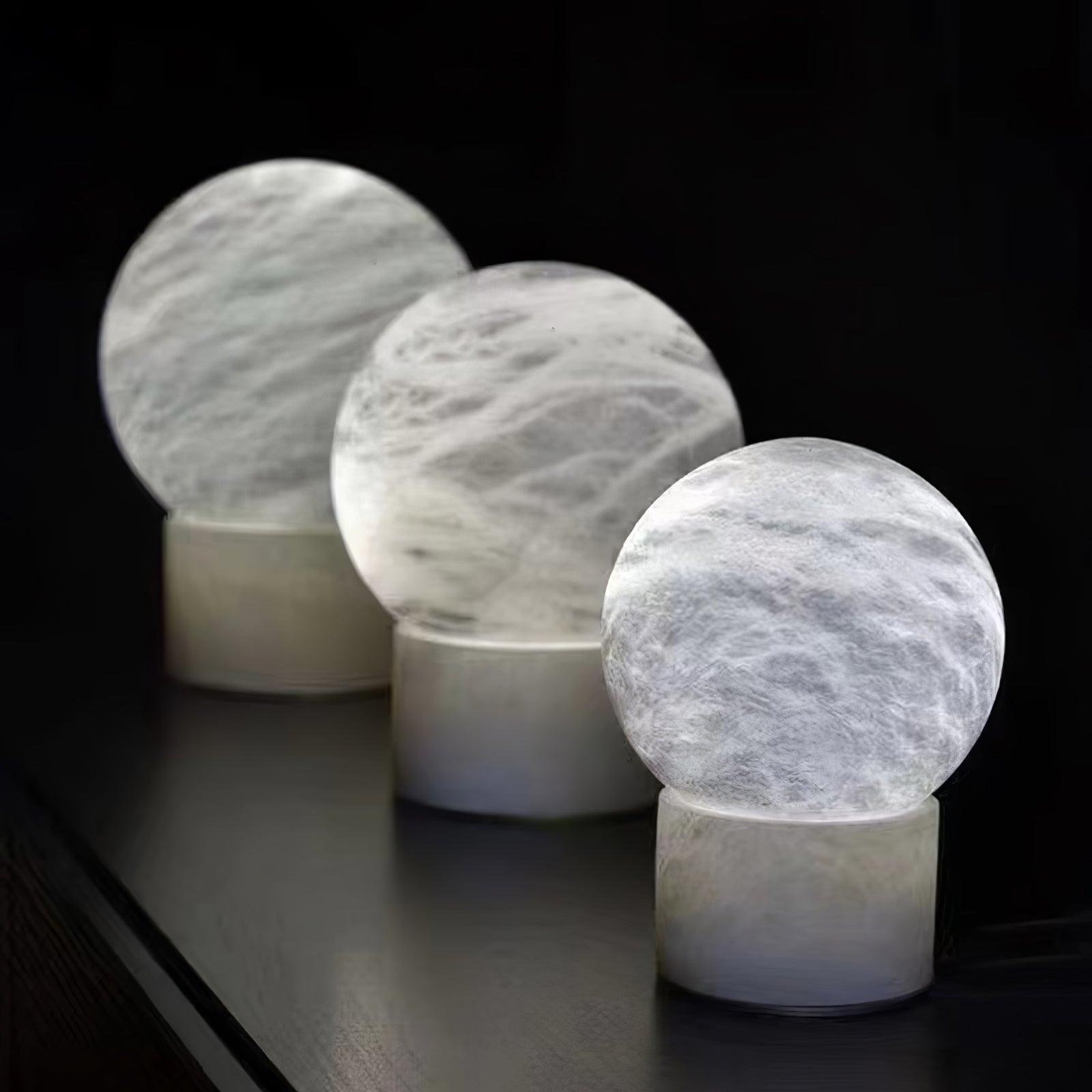 Marble Ball Table Lamp