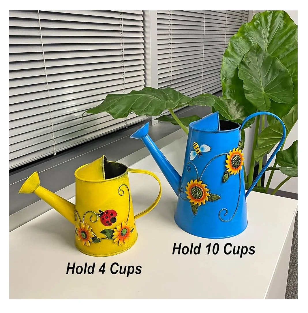 Professional Water Can Best Quality Iron Metal New Design Custom Shape Watering Can For Home Garden Daily Usage