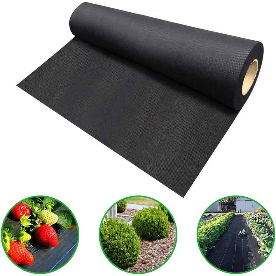 Agfabric 5 ft. x 100 ft. Landscape Fabric Weed Barrier Non-Woven Fabric 2.3 oz. Ground Cover Garden Mats WB235100F