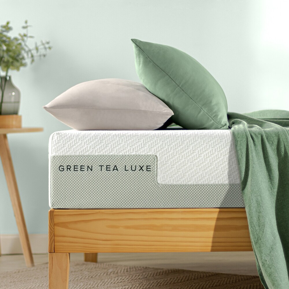 Priage by ZINUS 10 Inch Green Tea Luxe Memory Foam Mattress