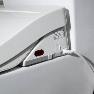 WOODBRIDGE Marsala 1-Piece 1.0 GPF1.6 GPF Dual Flush Elongated Toilet with Advance Smart Bidet Toilet in White HT0040