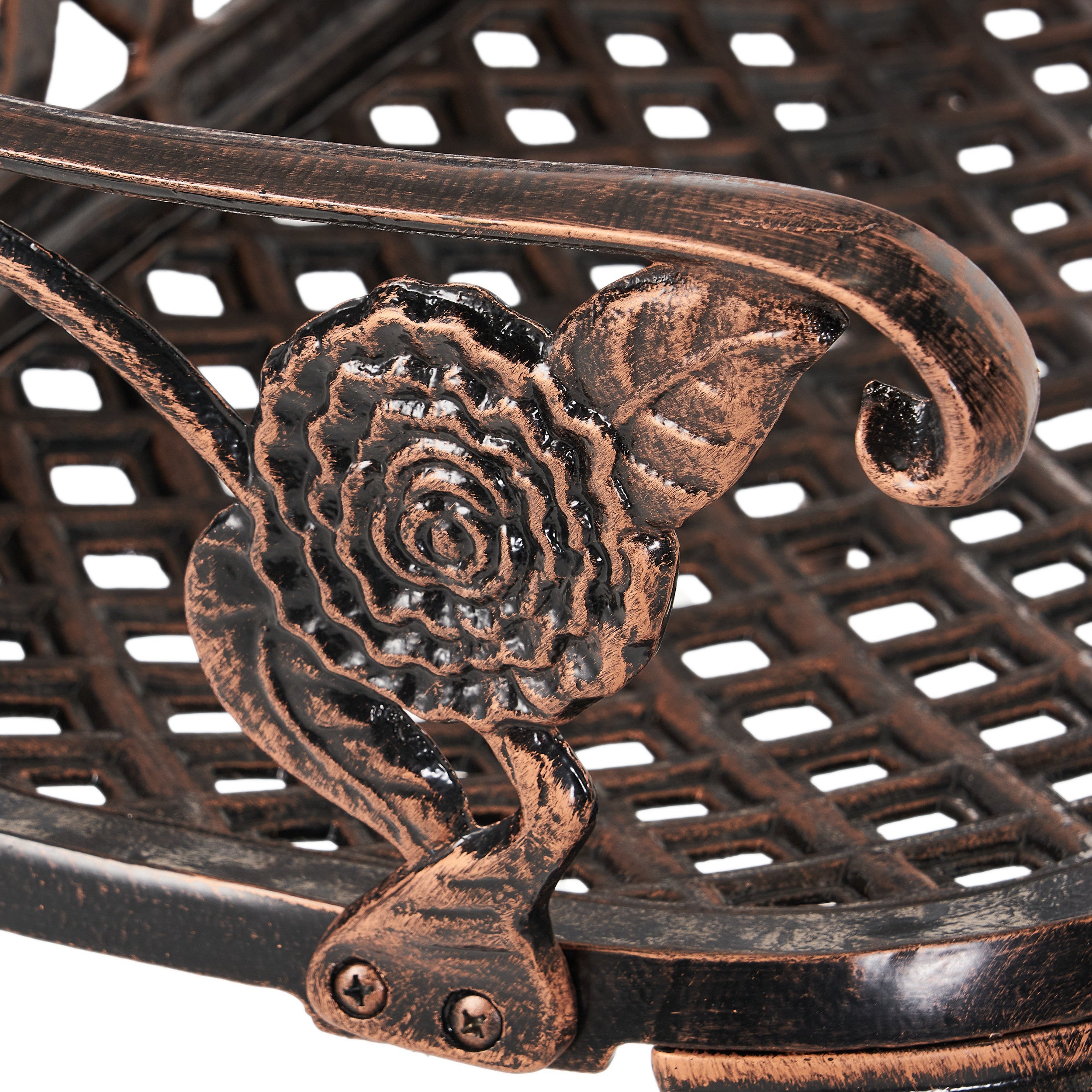 Santa Fe Cast Aluminum Garden Bench