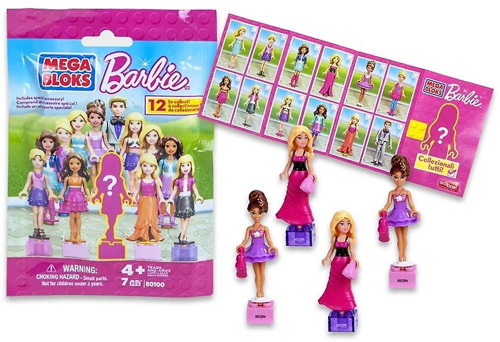 1-Pack Mega Bloks Barbie Figure Doll Doll With Accessories Blind Bags