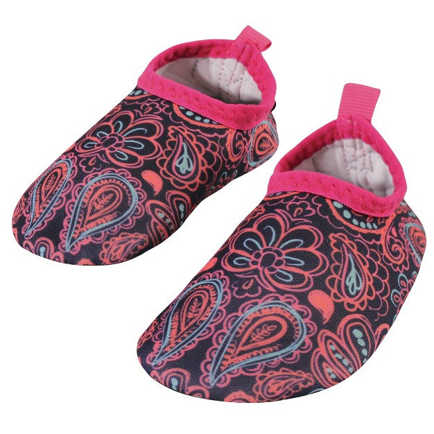 Hudson Baby Infant And Toddler Water Shoes For Sports Yoga Beach And Outdoors Paisley Punch