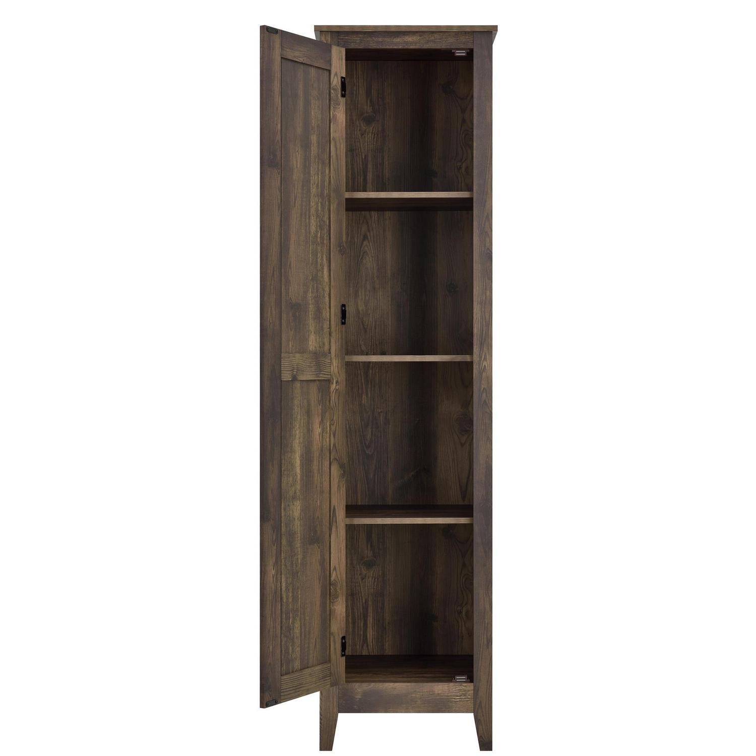 Ameriwood SystemBuild Farmington 18 Wide Storage Cabinet， Rustic