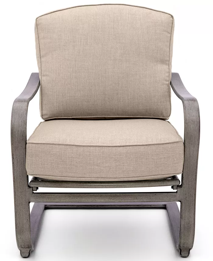 Furniture CLOSEOUT! Tara Wide Slat C-Spring Chair