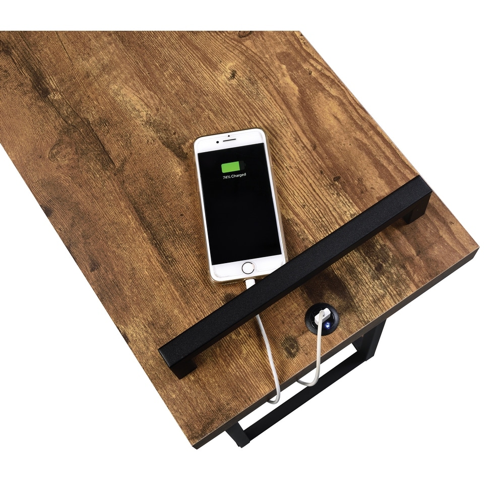 Stetsonia C Table with USB Charging Port