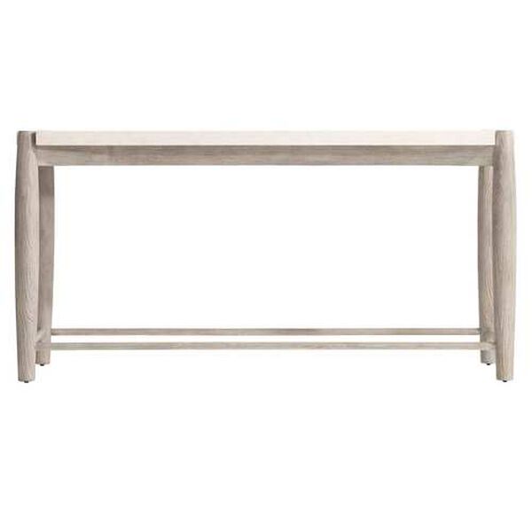 Ashbrook White and Weathered Greige Console Table