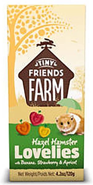 Tiny Friends Farm Hazel Lovelies Hamster and Rabbit Treats， 4.2-oz bag